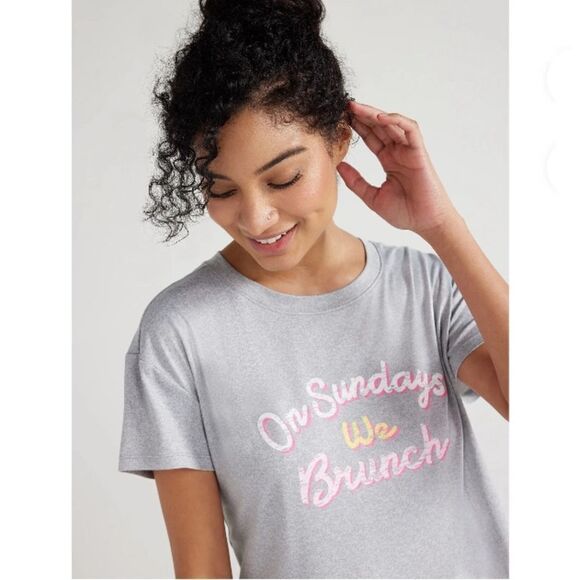 Women’s Ultra Soft Short Sleeve Pajama Lounge Sleep 2-Piece Set Size 2X - Picture 5 of 8